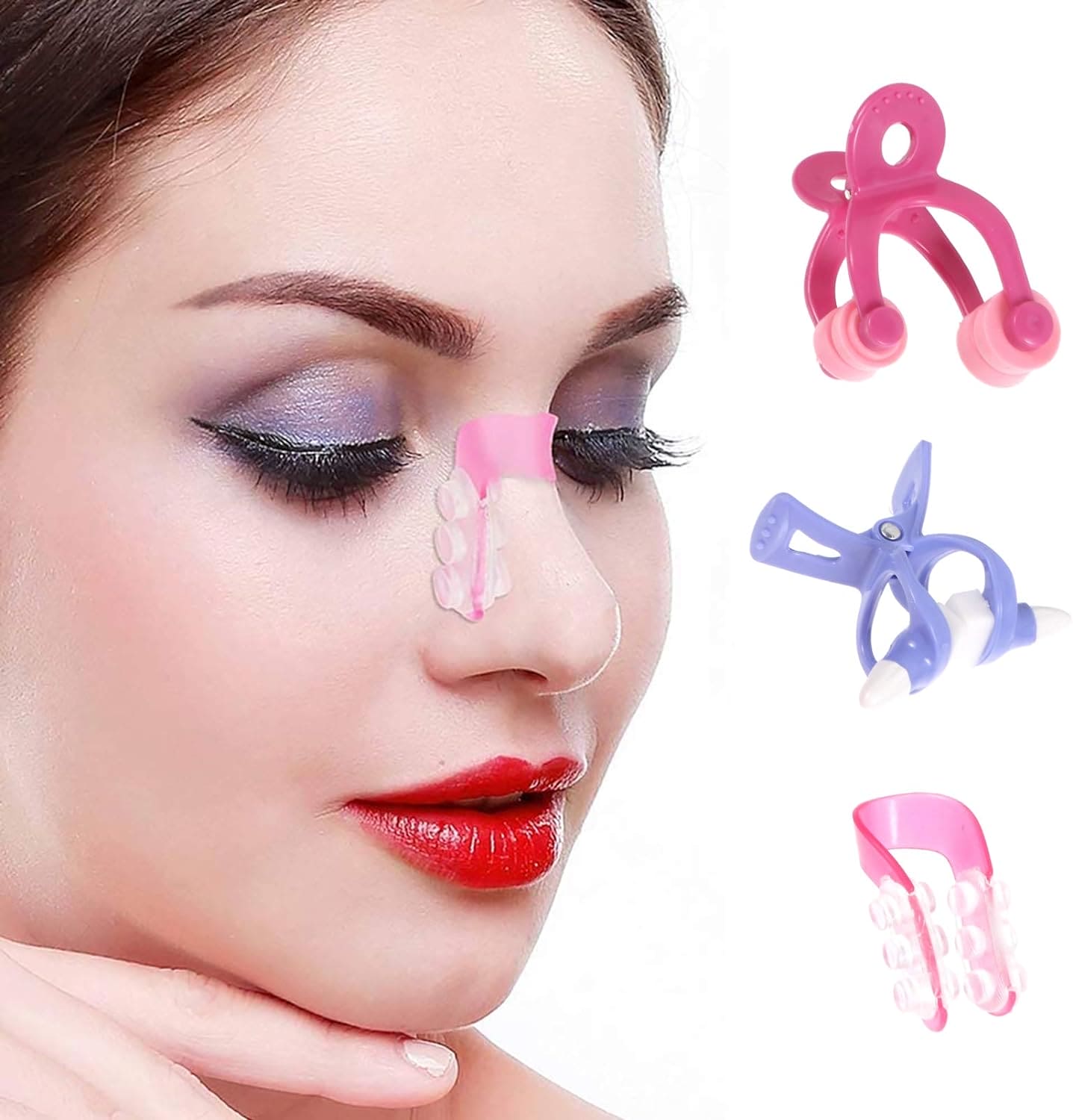 Nose Up Clip, Nose Up Clip Shaping Shaper Lifting, Nose Aligner Slimming Tool, Silicone Nose Shaper Lifter Clip Nose Up Clip, Nose Up Clip Shaping Shaper Lifting, Nose Aligner Slimming Tool, Silicone Nose Shaper Lifter Clip
